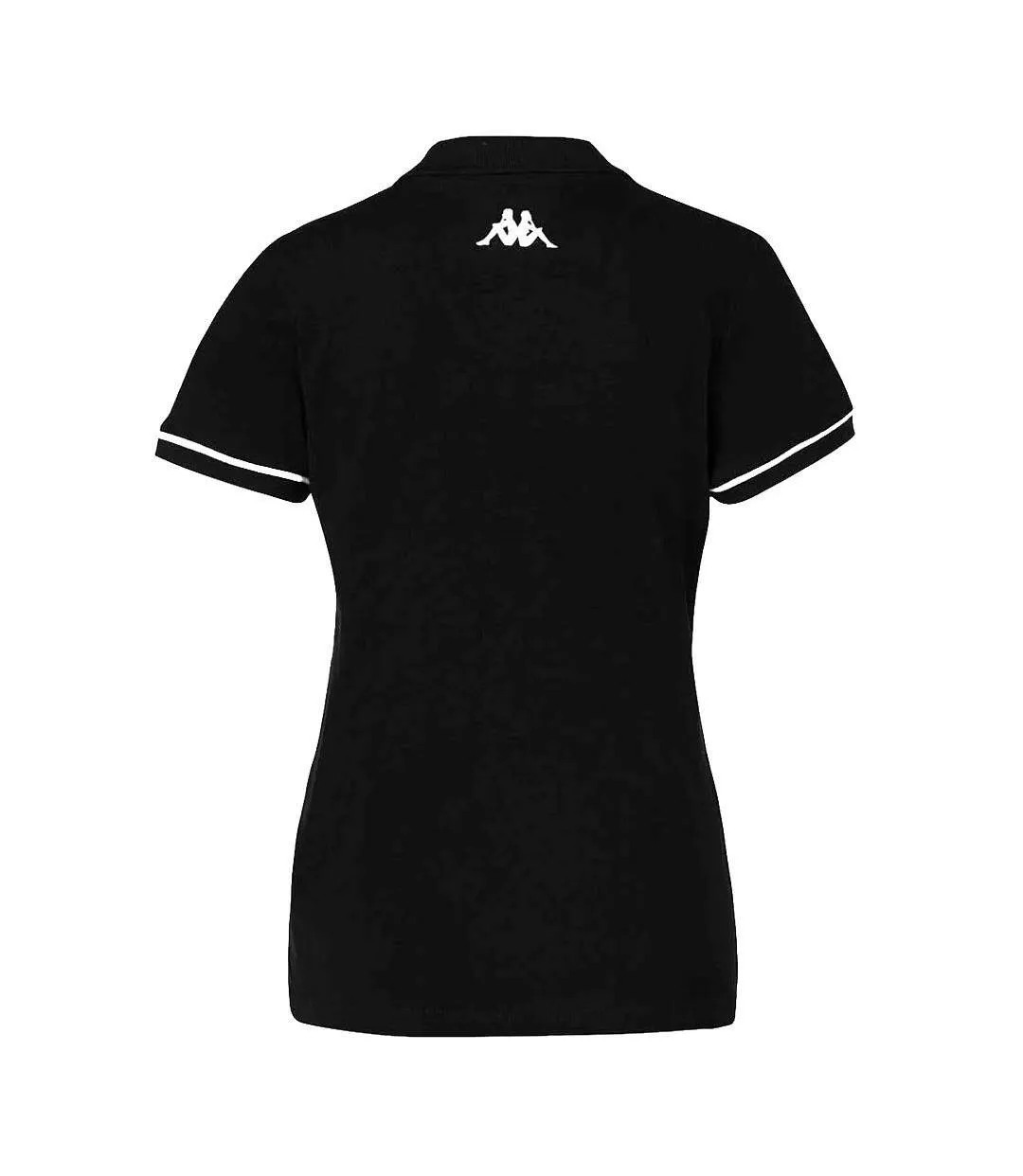 Polo noir femme kappa barla-2