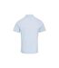 Mens coolchecker plus piqu polo shirt light blue Premier