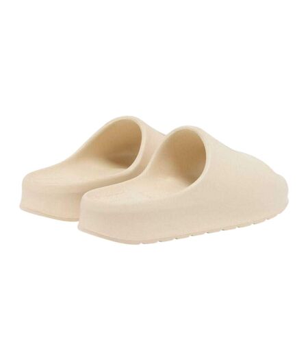 Claquettes Vacances Motif/style Crocodile Serve Homme Blanc Cassé Lacoste
