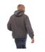 Mens Badged Basket Hoodie Grey Blood Brother-2
