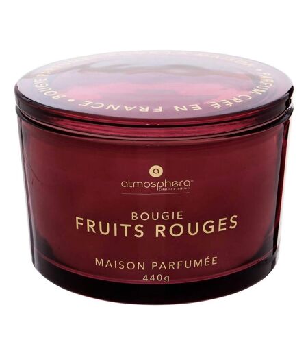 Bougie Parfumée en Verre Glowy 440g Fruits Rouges