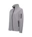 Womens/ladies Soft Shell Jacket Marl Grey Kariban-1