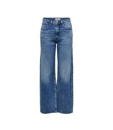 Jean loose bleu femme only juicy