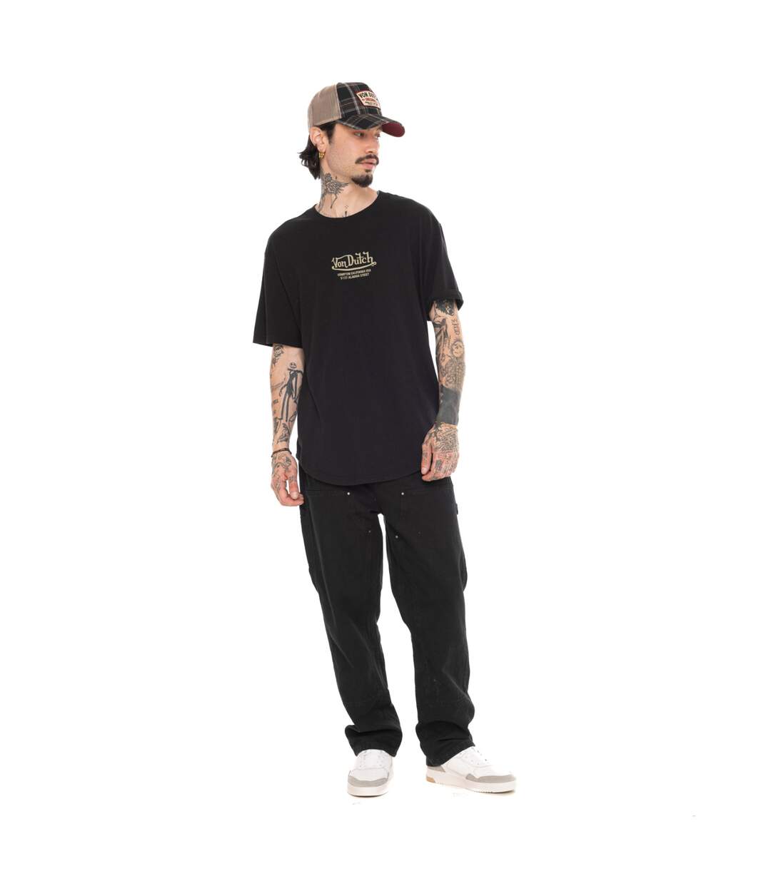 T-shirt homme comfort en jersey 180GSM print devant et dos Jacob Vondutch-5
