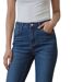 Jean femme évasé bleu - Taille haute - Coupe tendance incontournable - Grande taille-4