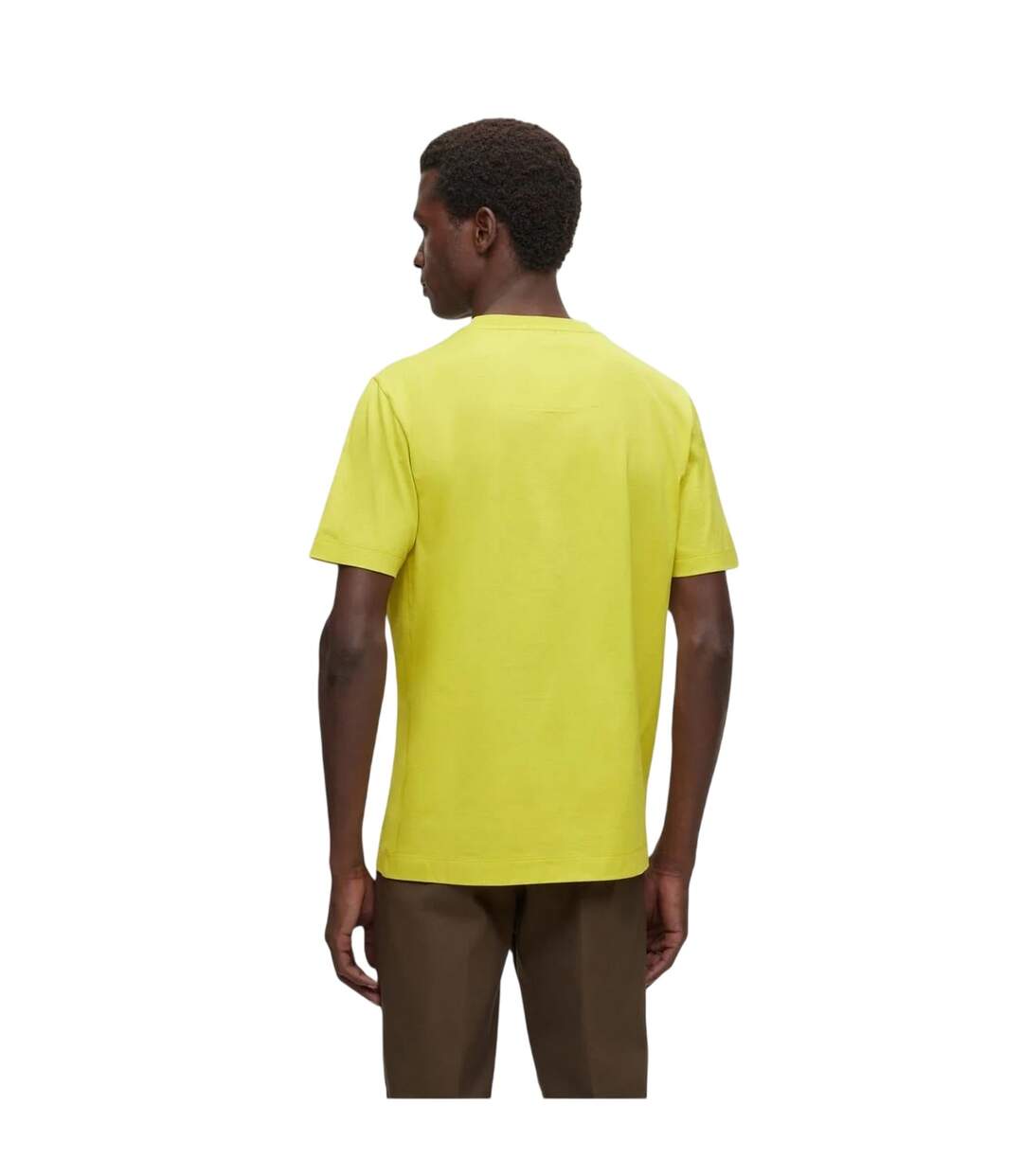 Mens Porsche Logo T-shirt Green Boss-3