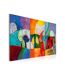 Paris Prix - Tableau Peint à La Main paysage Multicolore 80x120cm
