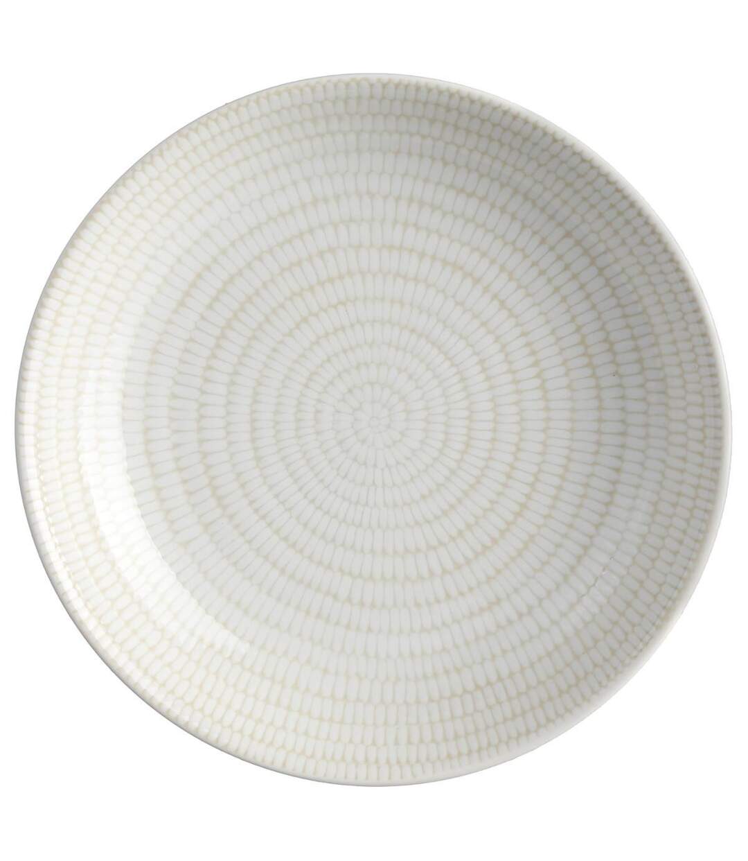 Lot de 6 Assiettes Creuses Rice 20cm Blanc-1