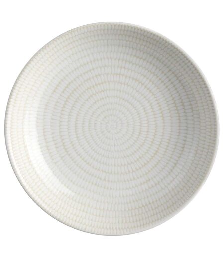 Lot de 6 Assiettes Creuses Rice 20cm Blanc