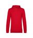 Sweat À Capuche Homme Rouge B&C-1