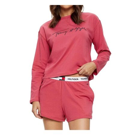 Pyjama Rose Femme Tommy Hilfiger Set - L