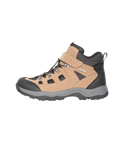 Mountain Warehouse Mens Adventurer Adaptive Faux Suede Waterproof Boots (Brown) - UTMW1651