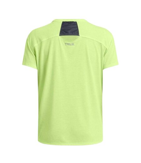 T-shirt Manches Courtes Course À Pied Femme Vert Under Armour