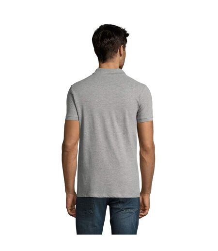 Polo Perfect Homme Gris Chiné SOLS