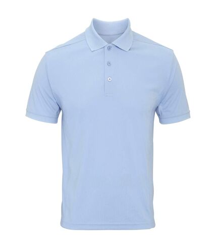 Premier Mens Coolchecker Pique Short Sleeve Polo T-Shirt (Turquoise) - UTRW4401