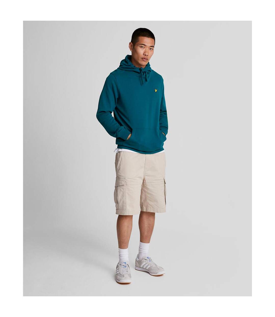 Sweat À Capuche Homme Bleu Marine Lyle & Scott-2
