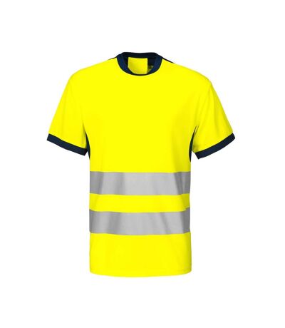 Projob - T-shirt FUNCTIONAL - Homme (Jaune / Bleu marine) - UTUB763