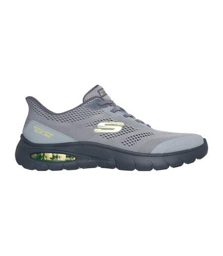 Baskets Slipair Sum Homme Gris Skechers