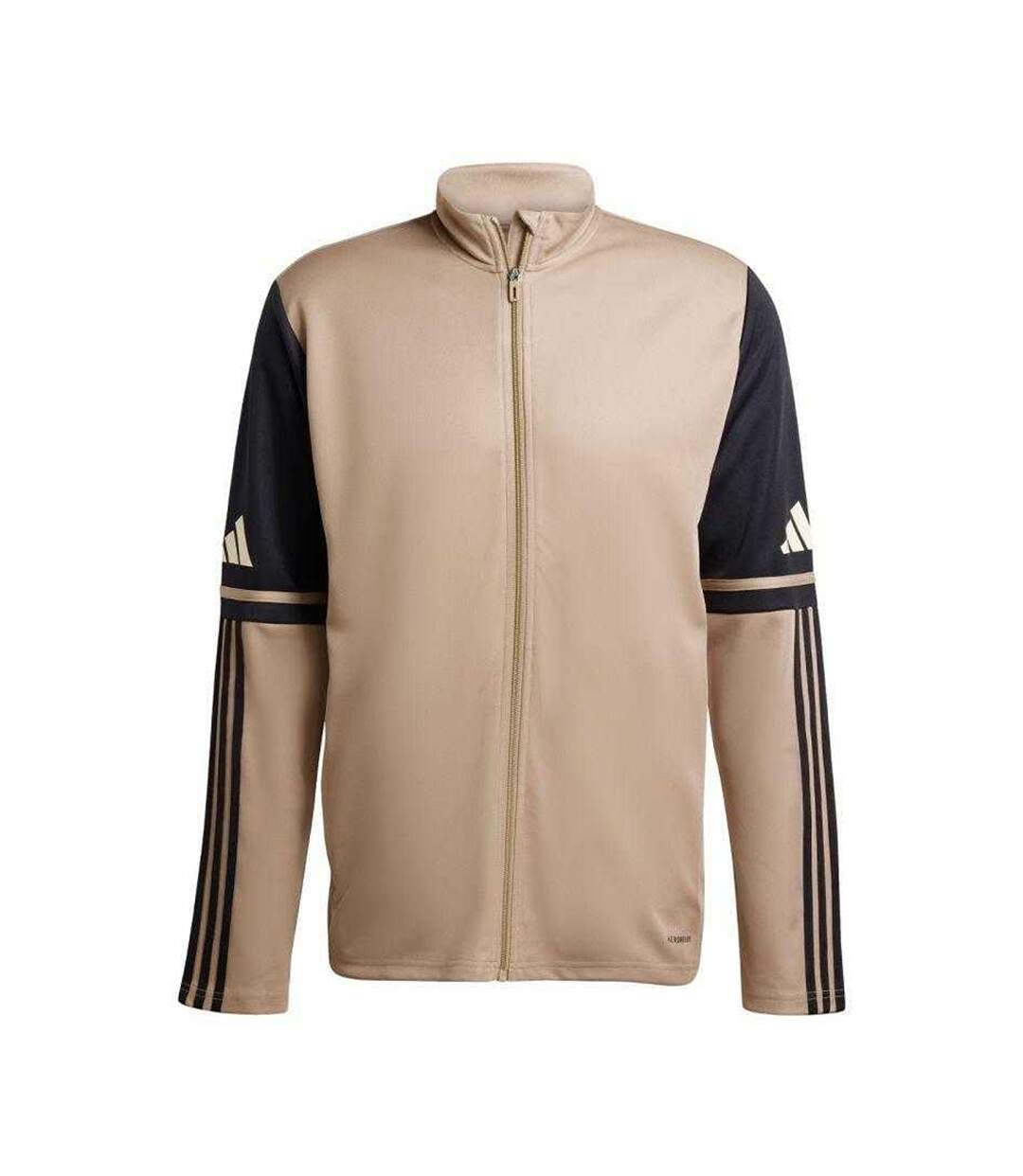 Sweat Entraînement Motif/style 3 Rayures Squadra Homme Beige Crème Noir Adidas-2