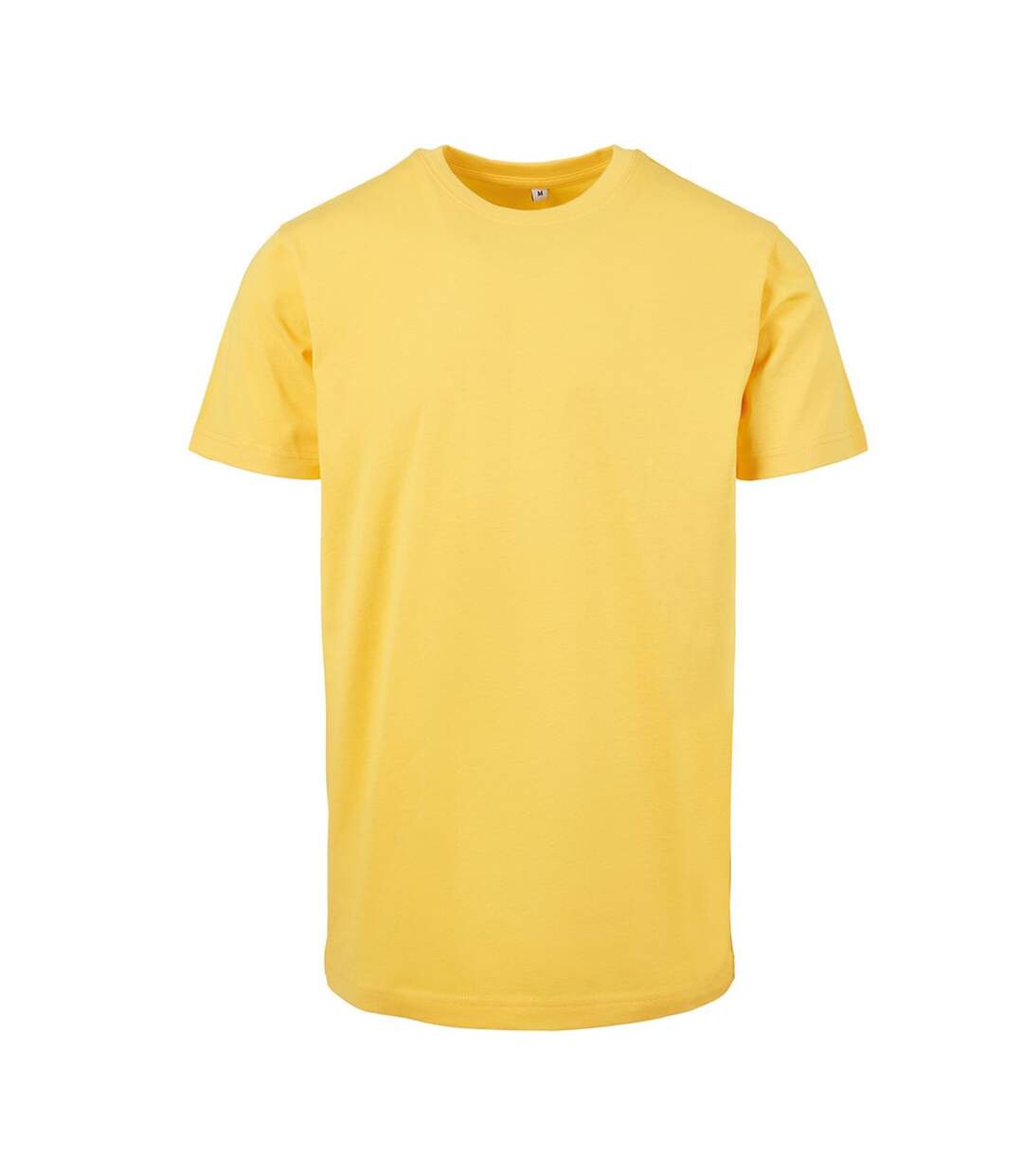 T-shirt à col rond homme jaune Build your Brand