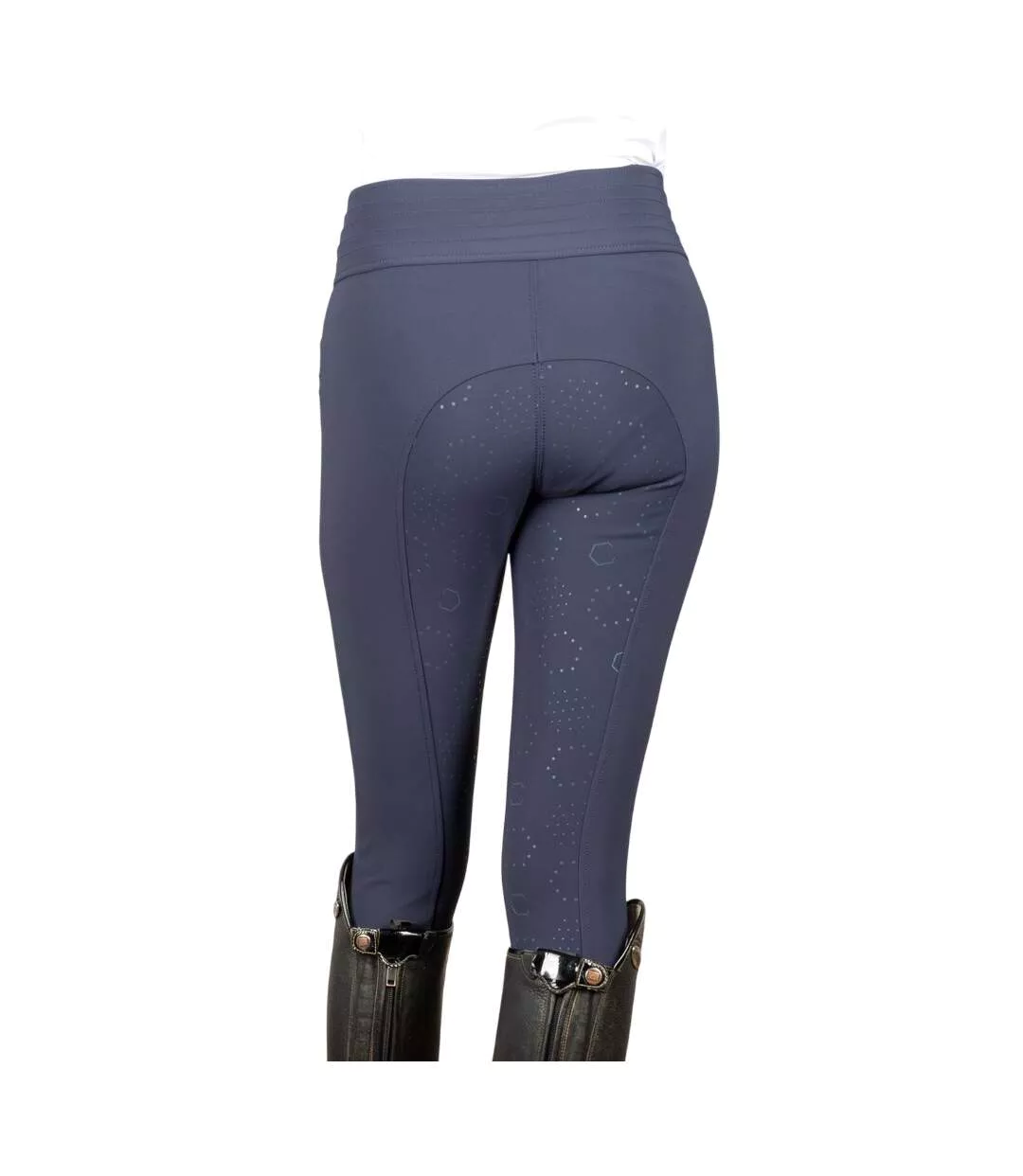 Pantalon D´équitation Style Strass Fenham Femme Bleu Marine Coldstream-3