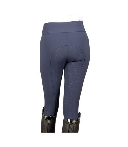 Pantalon D´équitation Style Strass Fenham Femme Bleu Marine Coldstream