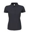 Tee Jays Womens/Ladies Luxury Stretch Short Sleeve Polo Shirt (Dark Gray)