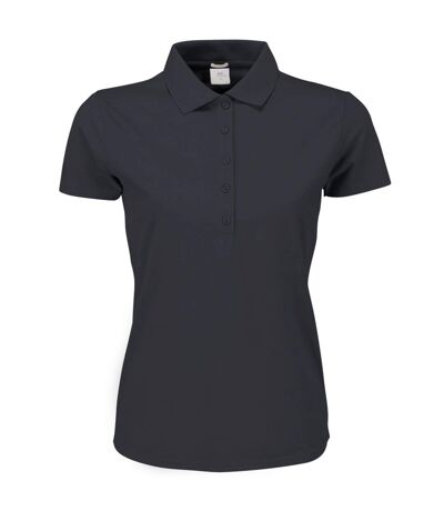 Tee Jays Womens/Ladies Luxury Stretch Short Sleeve Polo Shirt (Dark Grey) - UTBC3307