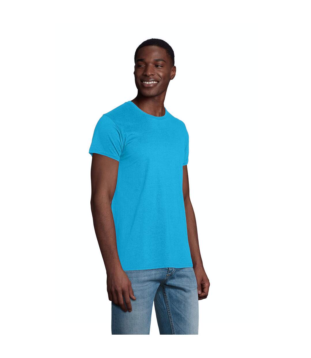 T-shirt Pioneer Homme Turquoise Pâle SOLS-1