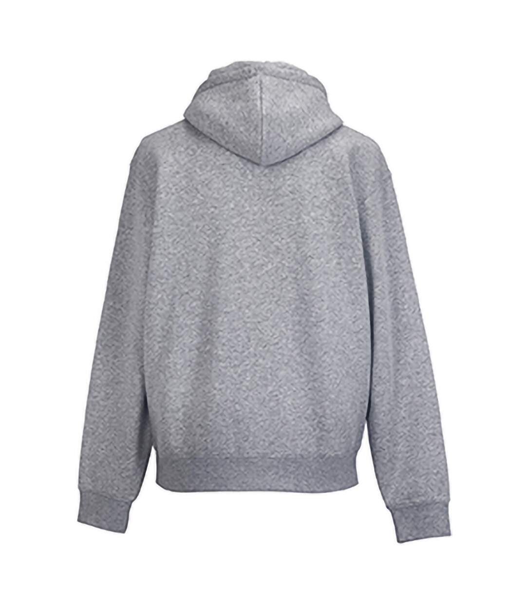 Russell Mens Authentic Hooded Sweatshirt / Hoodie (Light Oxford) - UTBC1498