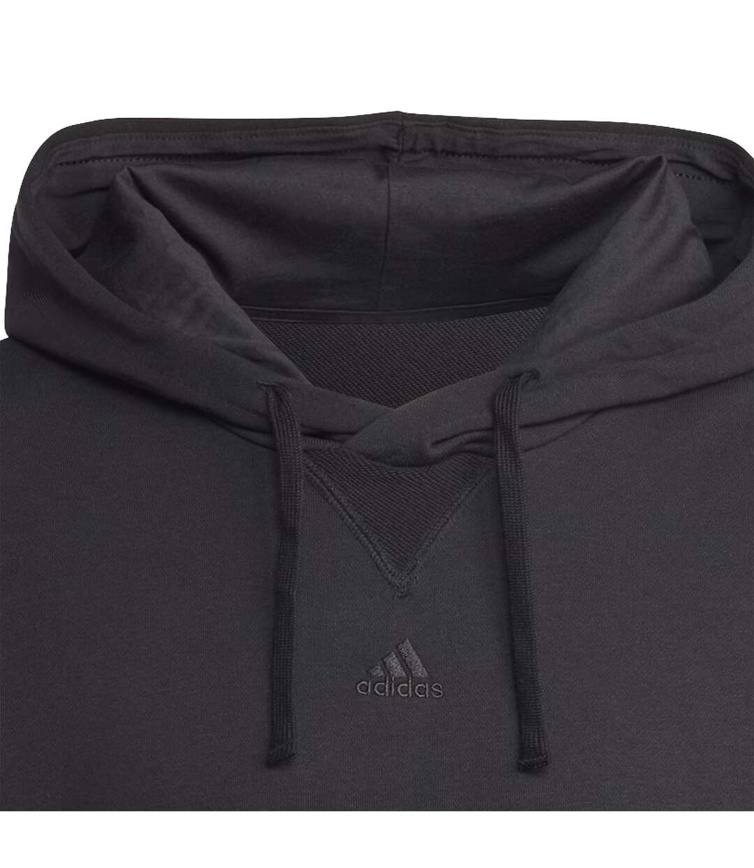 Mens All Szn French Terry Hoodie Black Adidas-2
