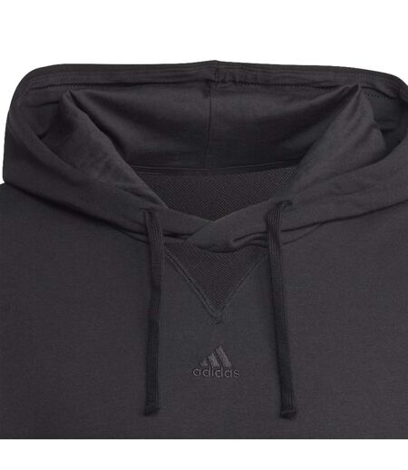 Mens All Szn French Terry Hoodie Black Adidas