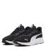 Womens/ladies Cushioned Trainers Black White Puma-1