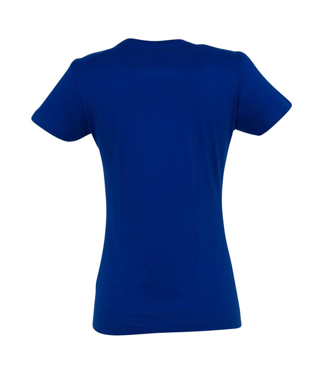 T-shirt imperial femme bleu foncé SOLS