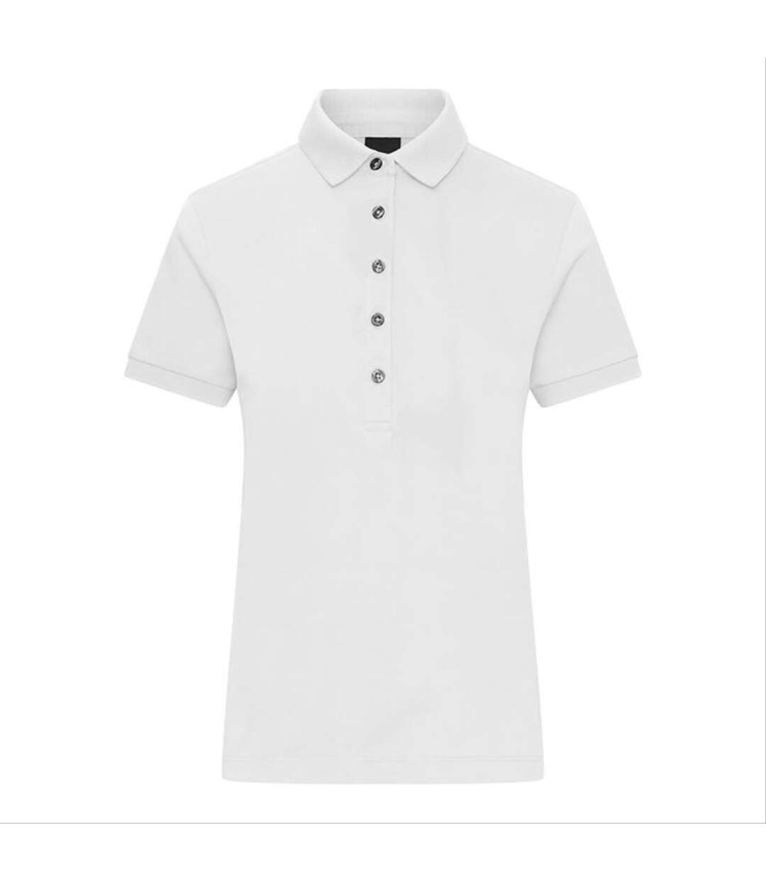 Polo femme manches courtes - JN1301 - blanc-1