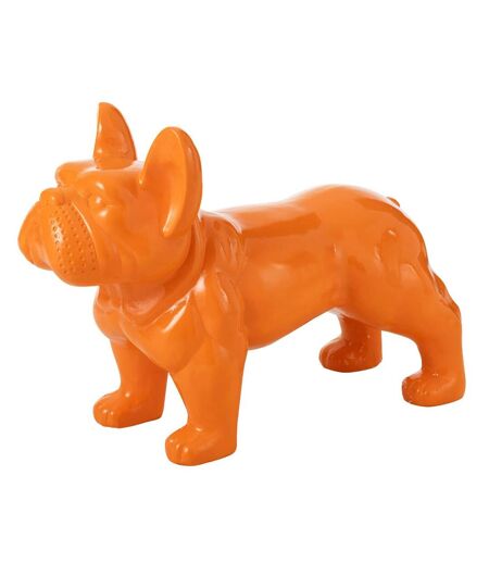 Statue Déco Bulldog 88cm Orange