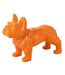 Statue Déco Bulldog 88cm Orange-1