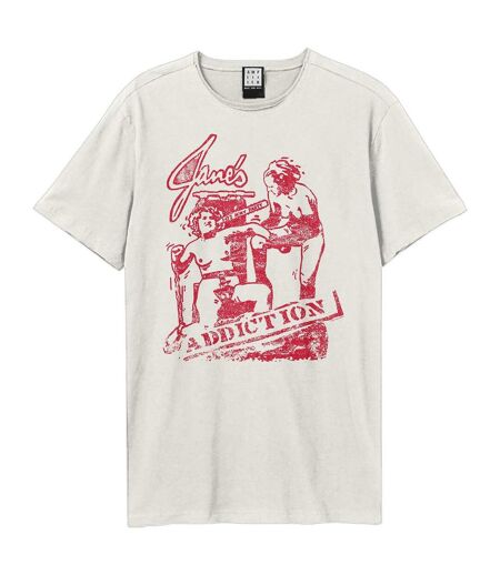 Unisex Adult It´s My Party Jane´s Addiction T-shirt Vintage White Amplified