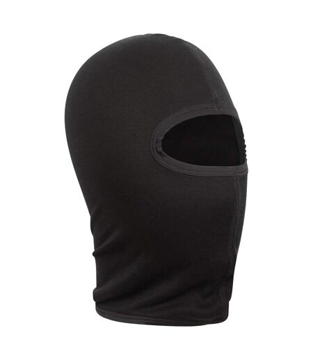 Mens Plain Silk Balaclava L Black Mountain Warehouse