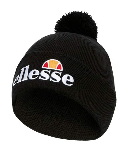 Unisex adult velly bobble hat beanie black Ellesse