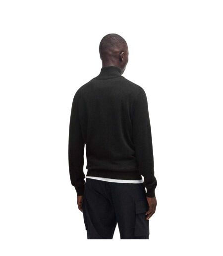Mens Kanobix Quarter Zip Jumper Black Boss