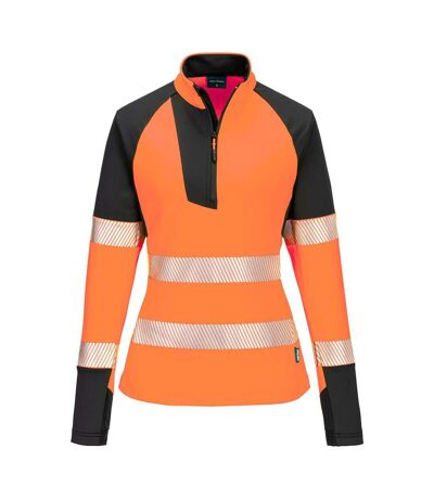 Sweat Pw3 Femme Orange Noir Portwest