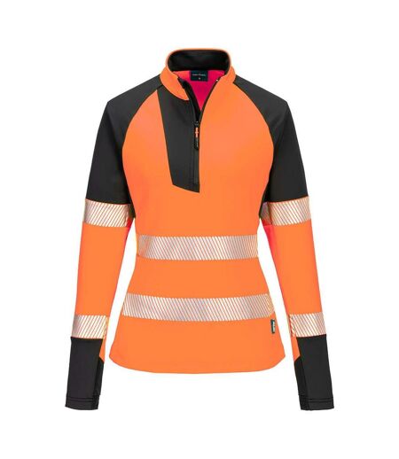 Sweat Pw3 Femme Orange Noir Portwest