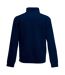 Mens Zip Neck Sweatshirt Top Deep Navy Fruit Of The Loom-2
