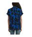 Chemise Motif/style Abstrait Femme Bleu Be You-3