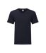 T-shirt Iconic Homme Bleu Marine Fruit Of The Loom-1