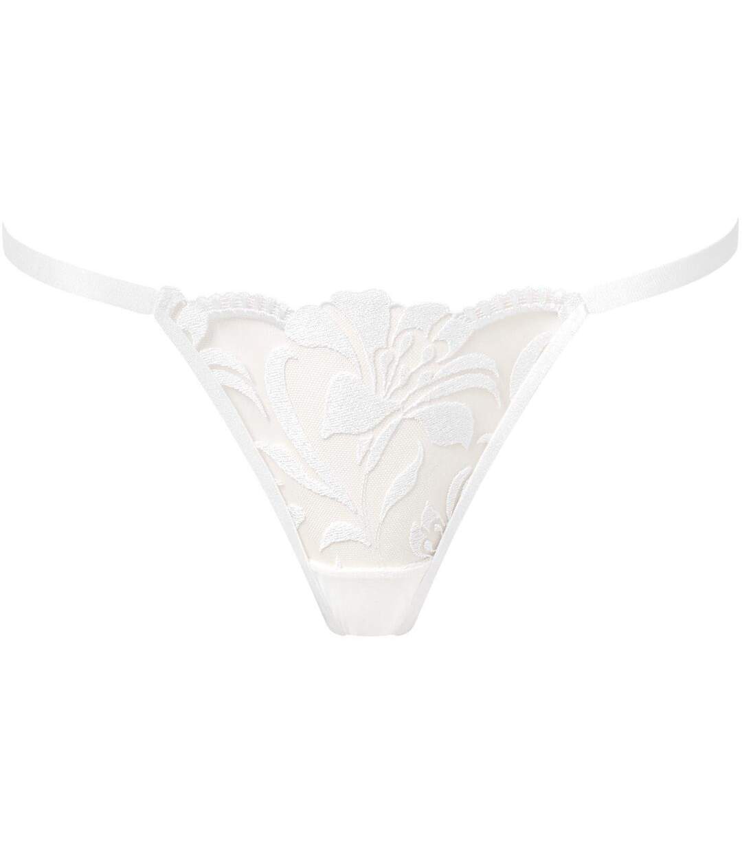 Womens/ladies Leonora Thong White Bluebella-2