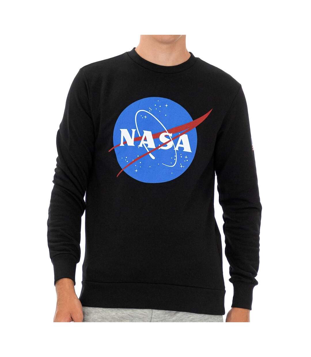 Sweat Noir Homme Nasa 50S - L-1