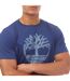 T-shirt Homme Bleu Timberland-3