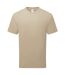 T-shirt Adulte Sable Du Désert Fruit Of The Loom-1